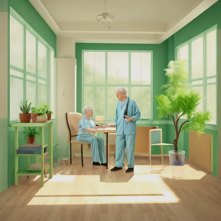 Seniorengymnastik im Garten