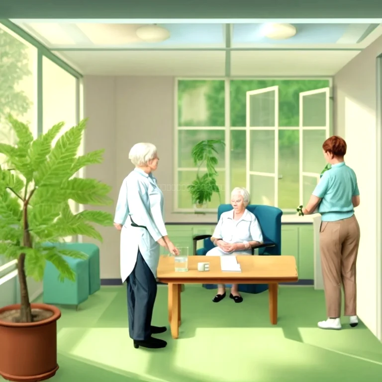 Senior:innen beim Gymnastikkurs